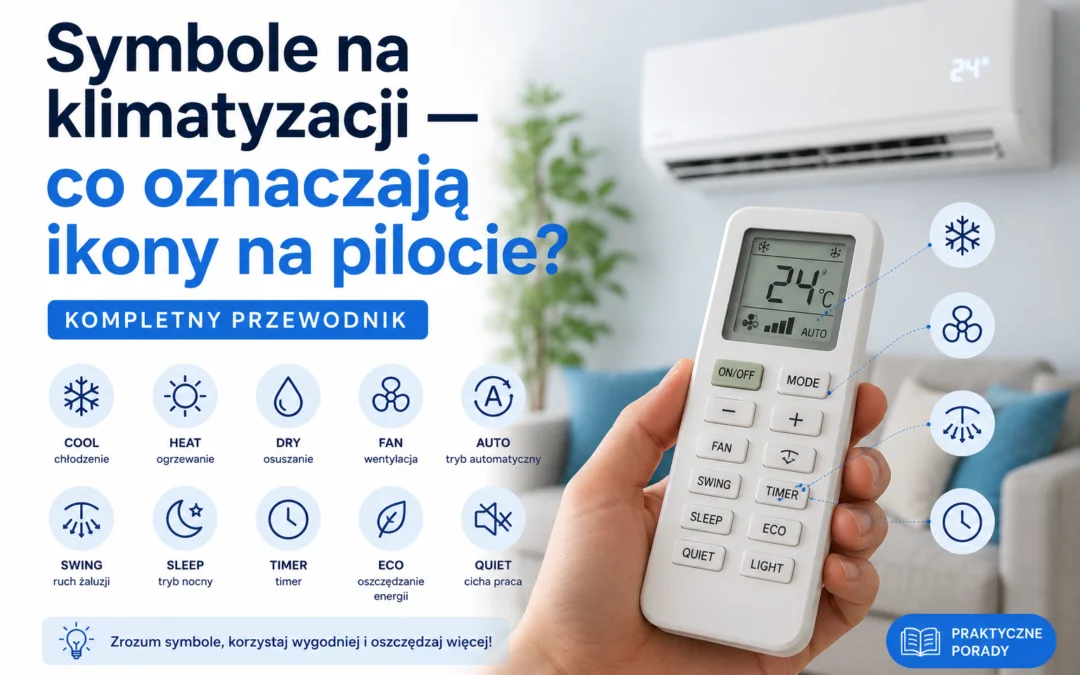 Symbole na klimatyzacji — co oznaczają ikony na pilocie? Kompletny przewodnik