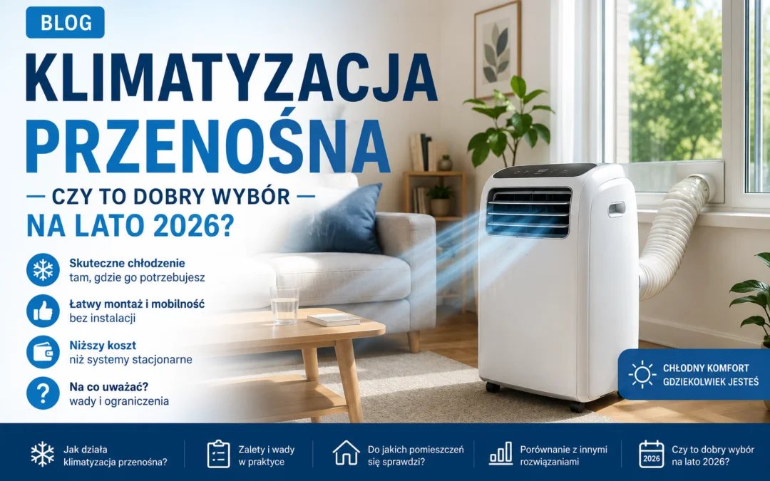 Klimatyzacja przenośna — czy to dobry wybór na lato 2026?