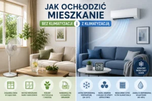 Jak ochłodzić mieszkanie bez klimatyzacji i z klimatyzacją