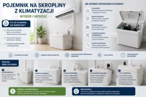 Pojemnik na skropliny z klimatyzacji — wybór i montaż