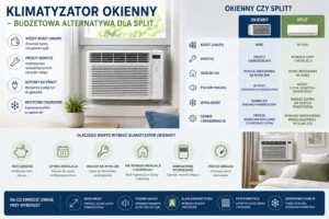Klimatyzator okienny — budżetowa alternatywa dla split